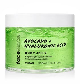 Face Facts Avocado & Hyaluronic Acid Body Jelly 300ml