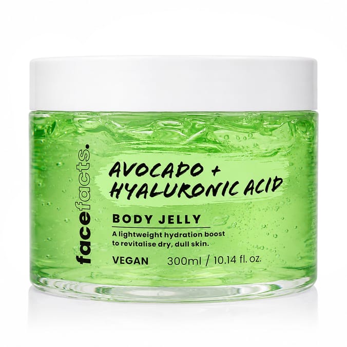 Face Facts Avocado & Hyaluronic Acid Body Jelly 300ml