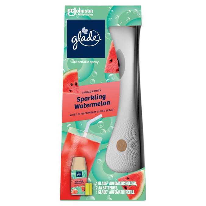 Glade Spring Automatic Spray Holder & Refill Air Freshener Sparkling Watermelon 269ml