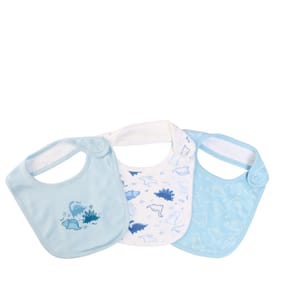 Pure Baby Baby Bibs 3 Pack - Blue