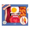 Snack Socks Full English Breakfast Socks - Size 7-11