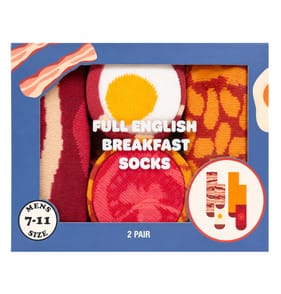 Snack Socks Full English Breakfast Socks - Size 7-11