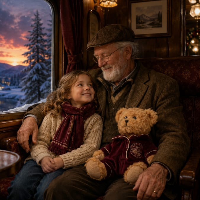 The Polar Express Plush Bear In Pjs