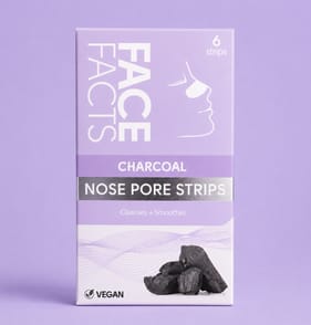 Face Facts Charcoal Nose Pore Strips 6 Pack