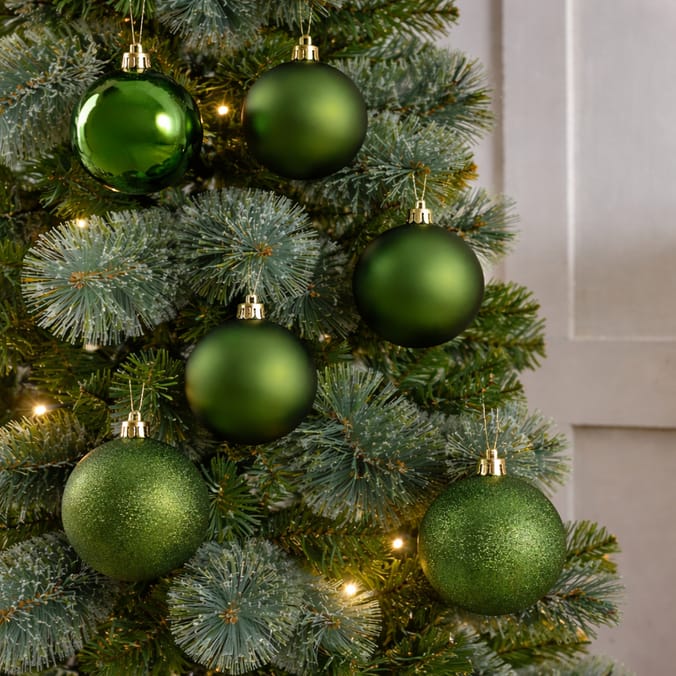 Festive Feeling 10cm Christmas Bauble 6 Pack
