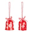Winter Charm Hanging Bell Decoration 14 Pack