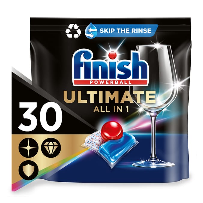 Finish Ultimate Regular Dishwasher Tablets 30 Tablets