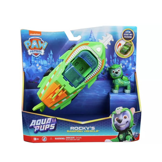 Paw Patrol Aqua Pups - Rocky's Sawfish Vehicle