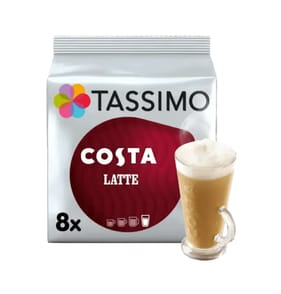 Tassimo Costa Latte Pods 27.9g x8