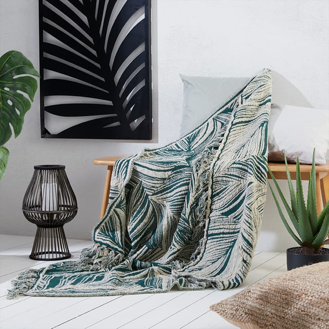 The Outdoor Living Collection Nourish Leaf Throw