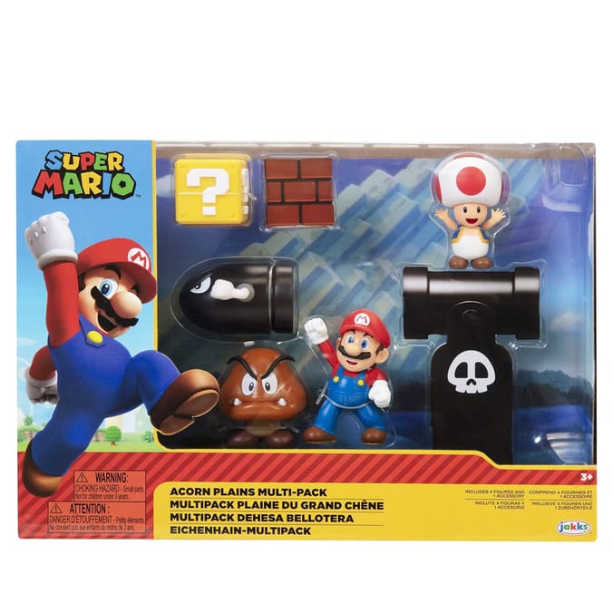 Super Mario 2.5" Diorama Playset - Acorn