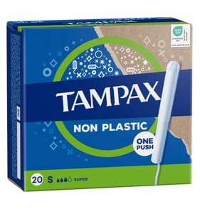 Tampax Super Tampons With Cardboard Applicator 20 Pack