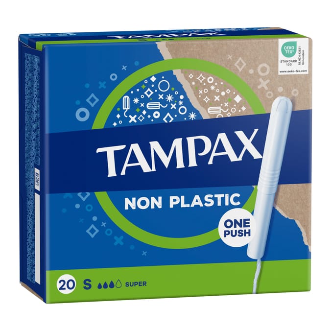Tampax Super Tampons With Cardboard Applicator 20 Pack