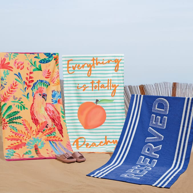 Hello Summer Beach Towel