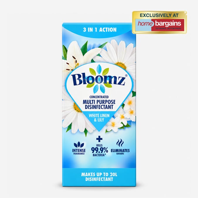 Bloomz Concentrated Multipurpose Disinfectant 500ml - White Linen & Lily