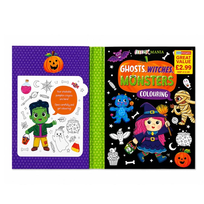 Halloween Colouring Book Set 
