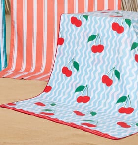 Originals Sand Resistant Beach Towel - Cherry