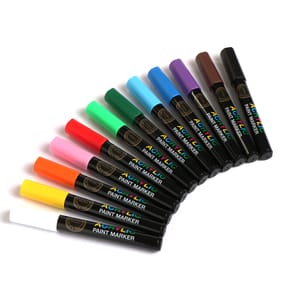 Colvin & Co Artists' Acrylic Paint Markers 12 Pack