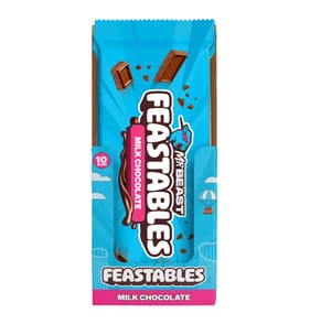 Mr Beast Feastables Milk Chocolate Bar 60g x 10 Bars