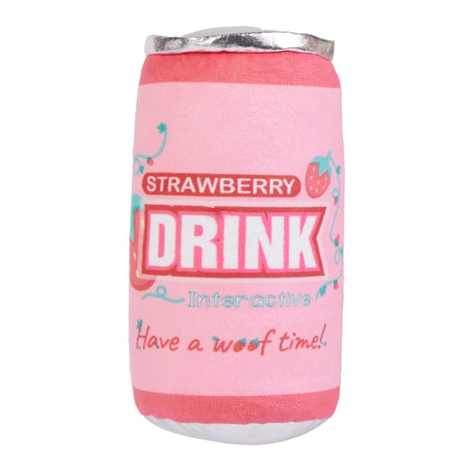 Chester's Pet Plush Drink Toy - Strawberry