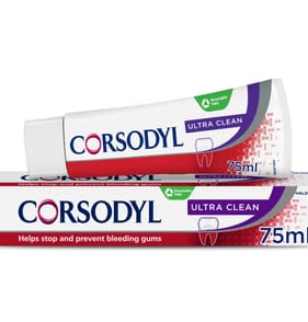 Corsodyl Ultra Clean Daily Gum Care Fluoride Toothpaste 75ml