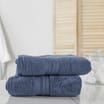  Home Collections Blue 2 Luxury Hand Towels