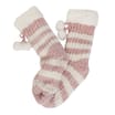 A La Mode Ladies Chenille Borg Socks