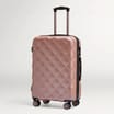 Salisbury Embossed Quilted Shell Suitcase Set Of 3