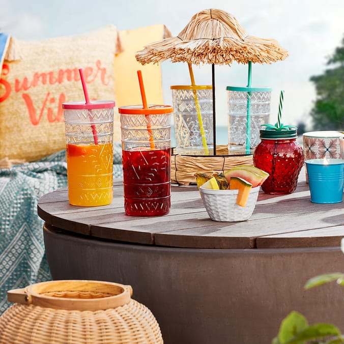 The Outdoor Living Collection Tiki Drinking Set