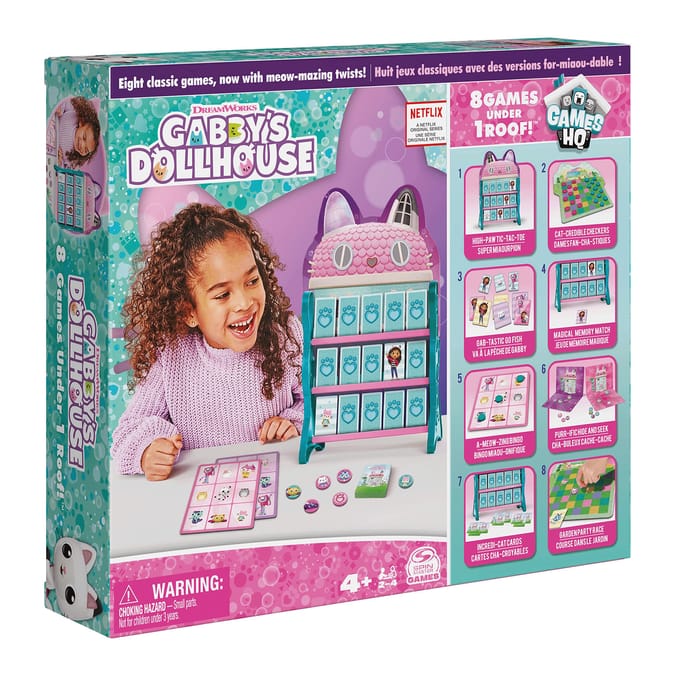 Gabby's Dollhouse Games HQ with 8 Games Under 1 Roof