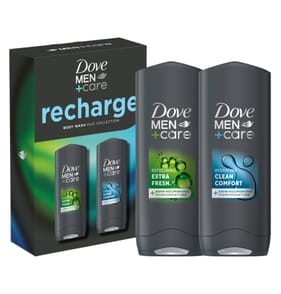 Dove Men+Care Body Wash Gift Set 2 Piece - Recharge