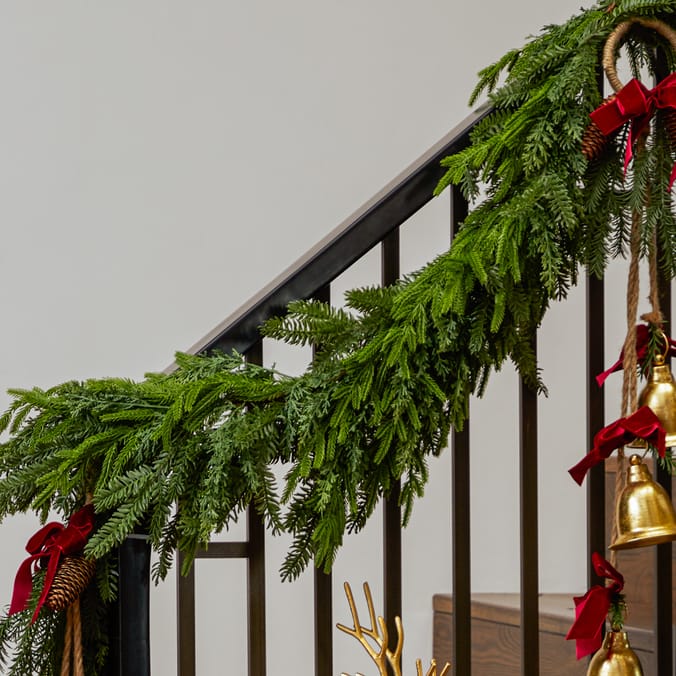 Festive Feeling 5ft Faux Pine Christmas Garland