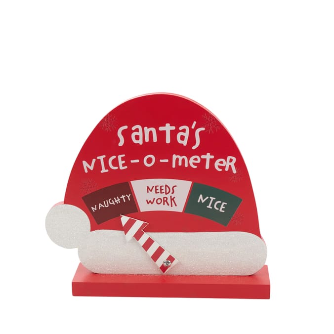 Sleigh Bells Christmas Nice Meter Sign