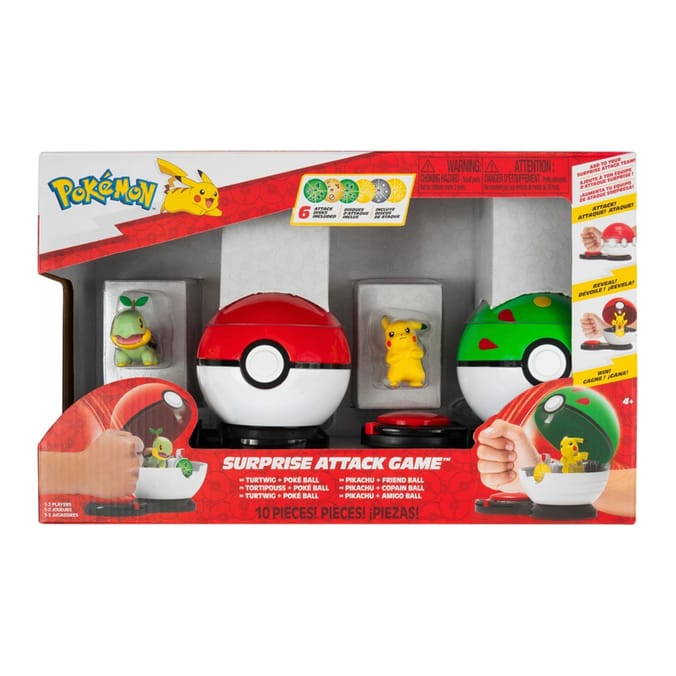 Pokemon Surprise Attack Game Multi-Pack - Turtwig & Pikachu