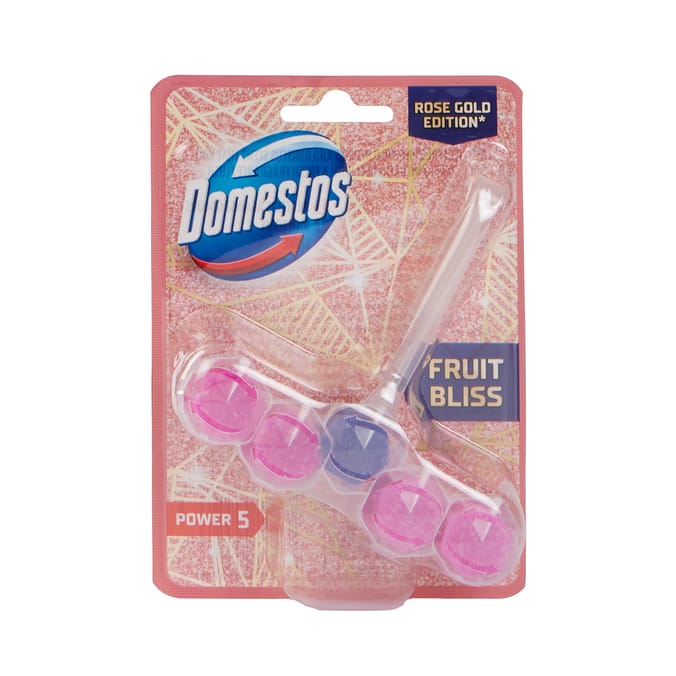 Domestos Power 5 Toilet Rim Block Cleaner 50g - Fruit Bliss