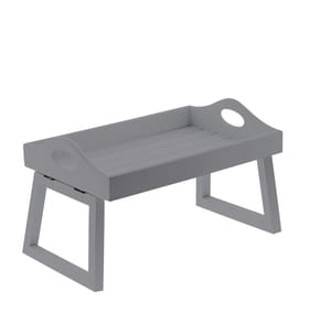 Home Collections Wooden Sofa Tray - Grey