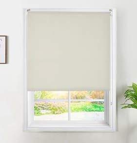 Home Collections Blackout Roller Blind 120-160cm - Cream