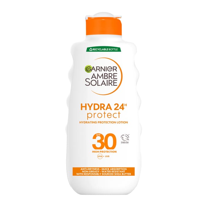 Garnier Ambre Solaire Hydra 24 Hour Protect Hydrating Protection Lotion 200ml -  SPF30