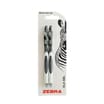 Zebra Ola Black Retractable Gel Pens 2 Pack
