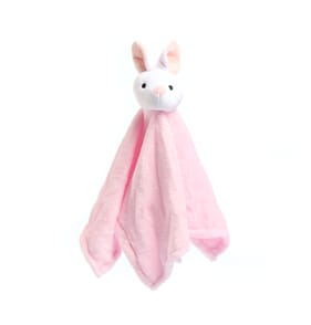 Moon & Stars Baby Animal Comforter - Pink