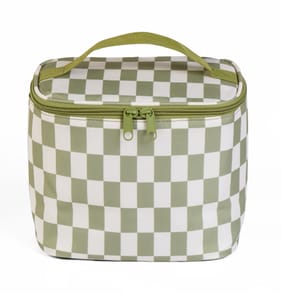 Kitchen Insulated Lunch Bag - Green Check