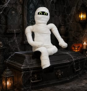 Hallow Scream Max the Mummy Cushion Decoration 5FT