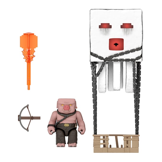 A Minecraft Movie Blast Attack Ghost Feature Figure JFB69