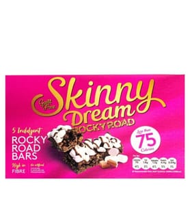 Skinny Dream Rocky Road 5 Bars Snack x10