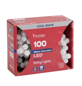  Prestige 100 LED Berry String Lights - Cool White