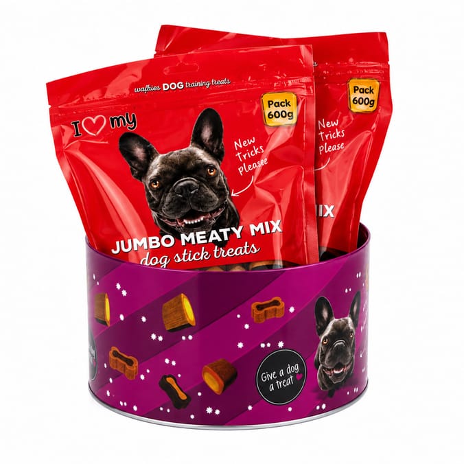 I Love My Pet Dog Treats Tin Pack 1kg   