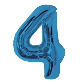 Lets Party Blue Foil 4 Balloon