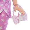 Barbie Deluxe Style Fashion Doll #11 in Pink Denim Star-Print Dress JJN77