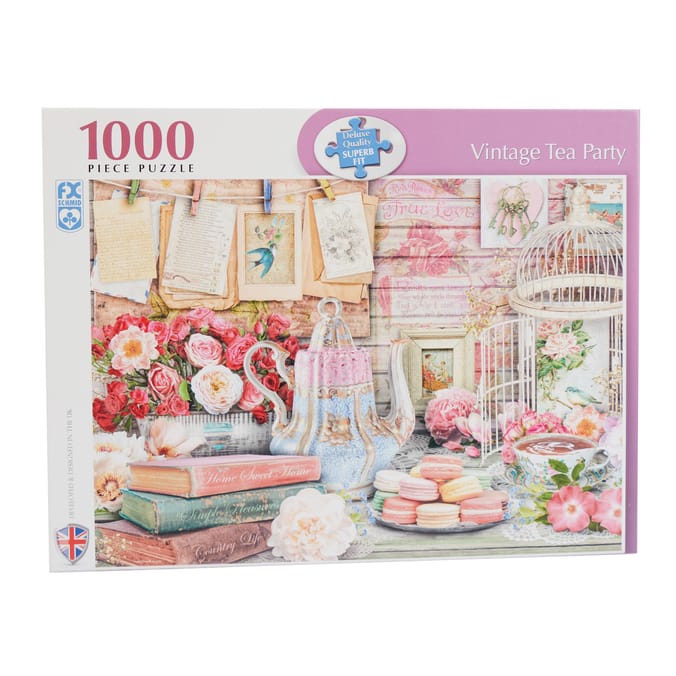 1000 Piece Puzzle - Vintage Tea Party