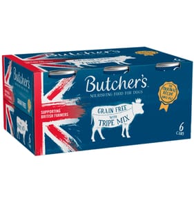 Butcher's Tripe Wet Dog Food Tins 6 x 400g